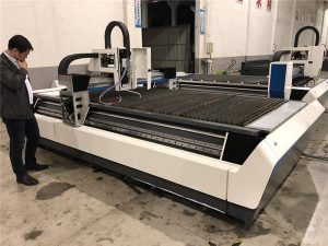 mechanical cnc fiber laser cutting machine na may paghahatid ng bola ng bola