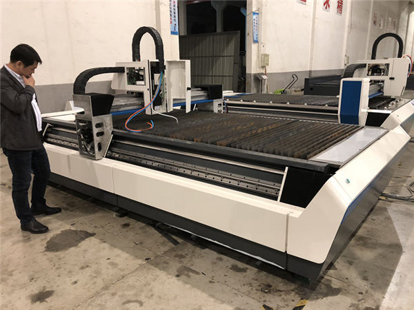 mechanical cnc fiber laser cutting machine na may paghahatid ng bola ng bola
