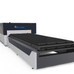 plate / tube metal fiber laser cutting machine 1000 watt usa lasermech cutting head