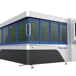 500w metal fiber laser cutting machine blade table na may light path system