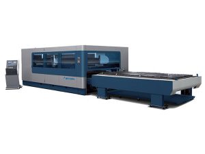 cnc metal pang-industriya laser cutting machine 380v / 50hz 1kw 1.5kw laser pinagmulan