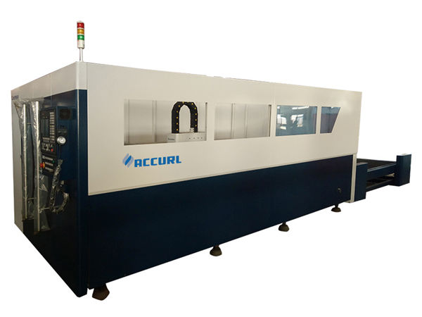 700-2000w fiber metal laser cutting machine na may paglamig sa tubig