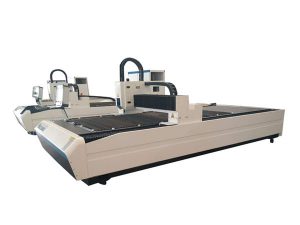 dalawahan gumamit ng laser tube cutting equipment, propesyonal na cnc laser tube cutting machine